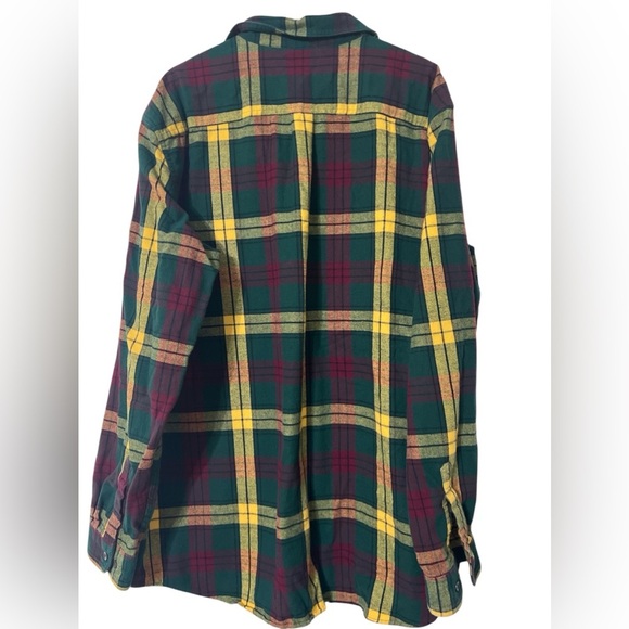 L.L.Bean Men's  Flannel Shirt Traditional Fit Plaid XXL -Tall, #228066, Vintage - Picture 2 of 5